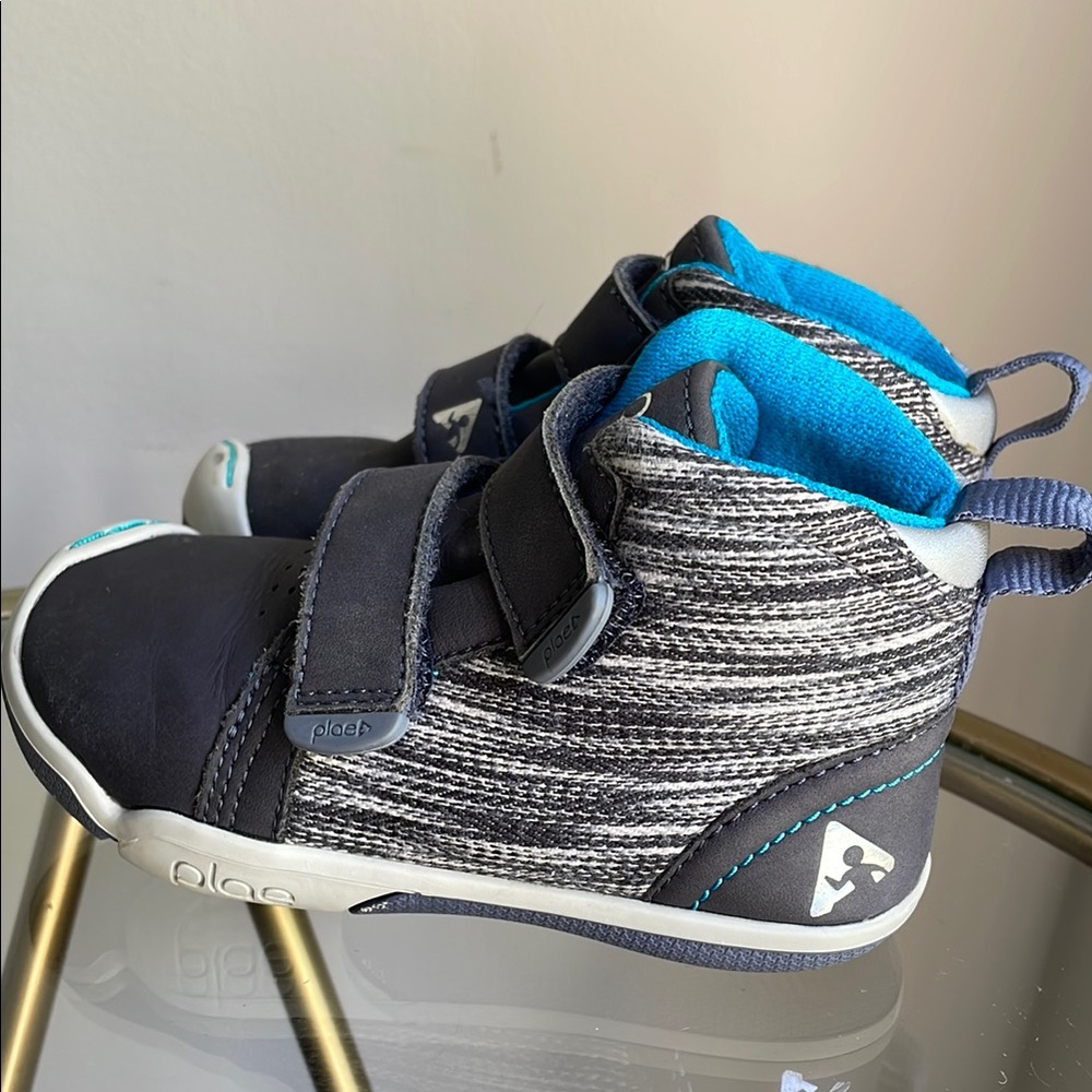 Plae Kids Shoes - Gray and Blue